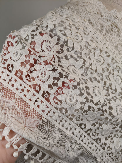 1910s Lace Dress Top