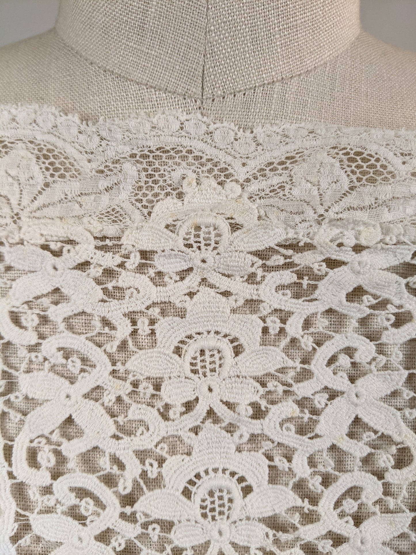 1910s Lace Dress Top