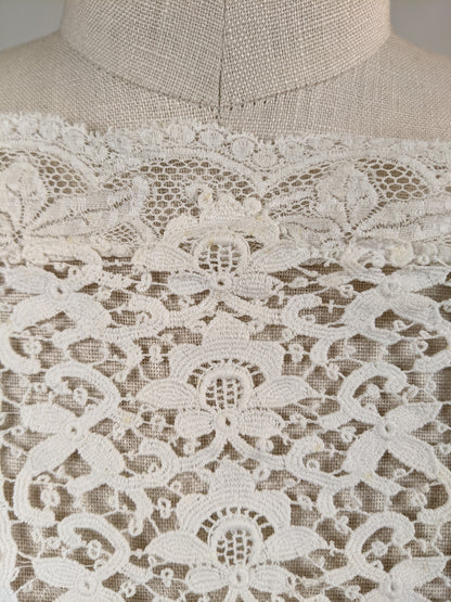 1910s Lace Dress Top