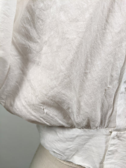 1910s Cotton Corset Cover / Dress Top