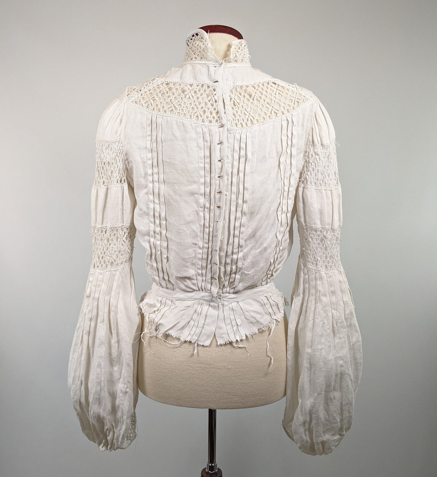 1900s Linen Shirtwaist | As Is