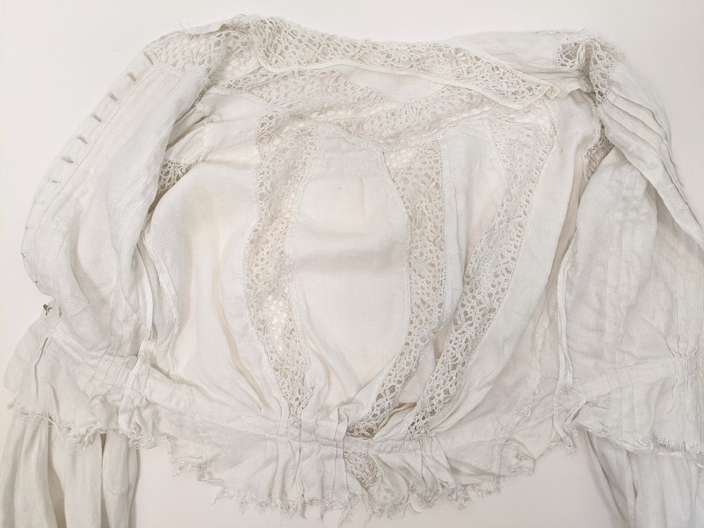 1900s Linen Shirtwaist | As Is