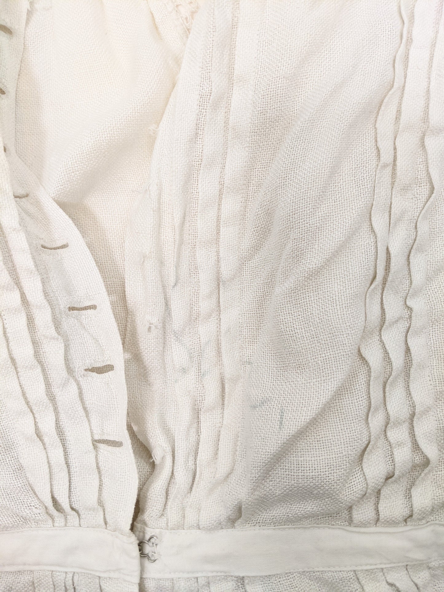 1900s Linen Shirtwaist | As Is