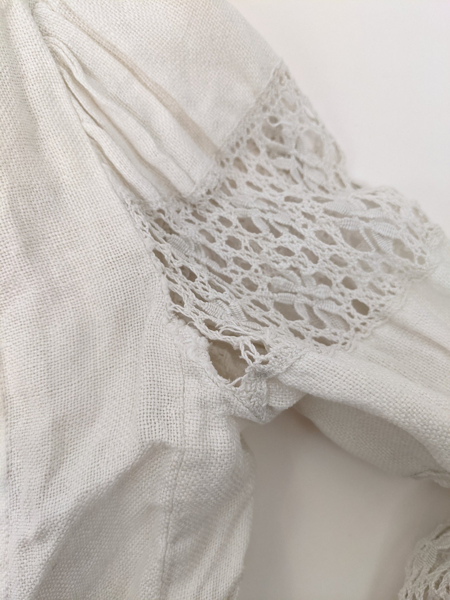 1900s Linen Shirtwaist | As Is