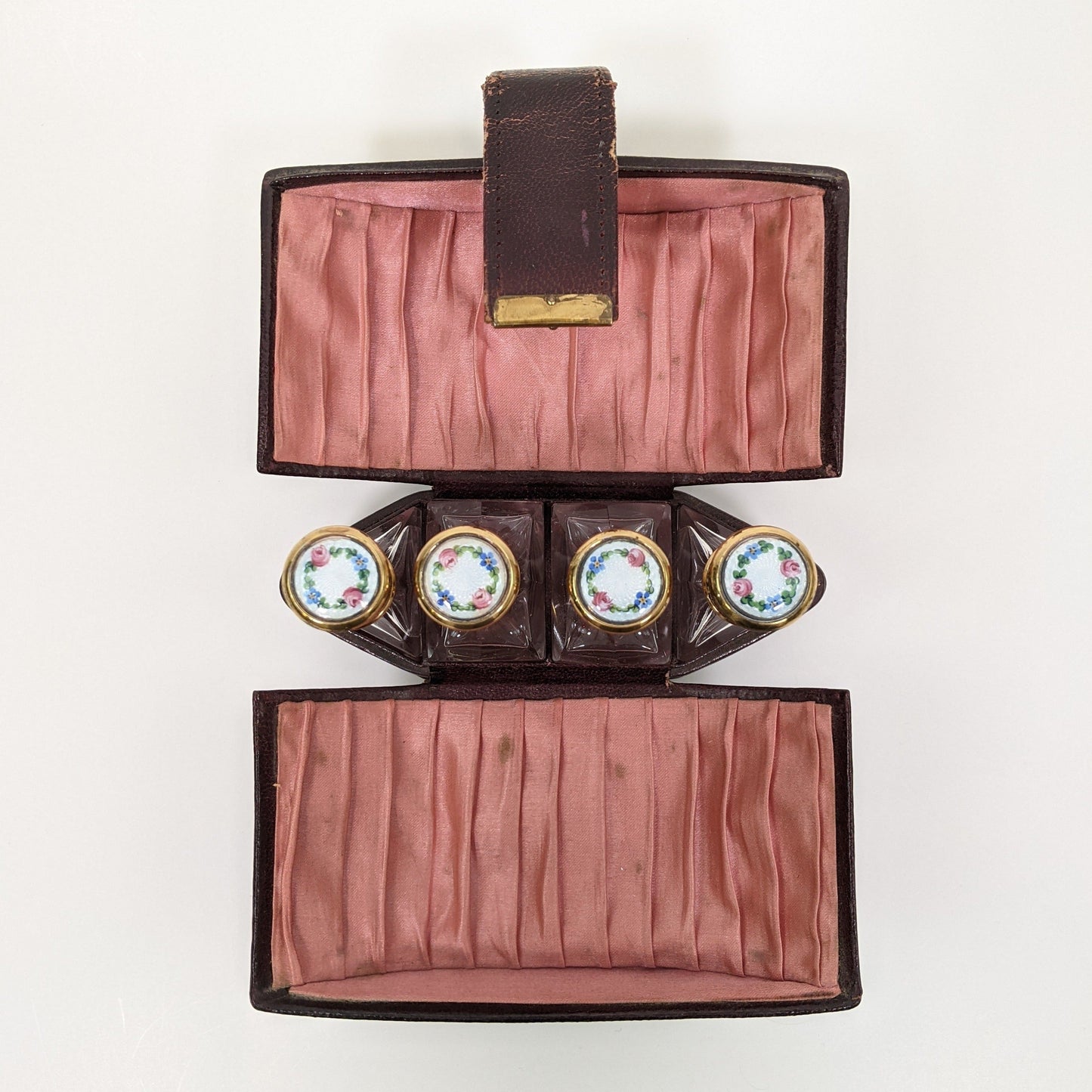 1910s Perfume Bottle Set + Case