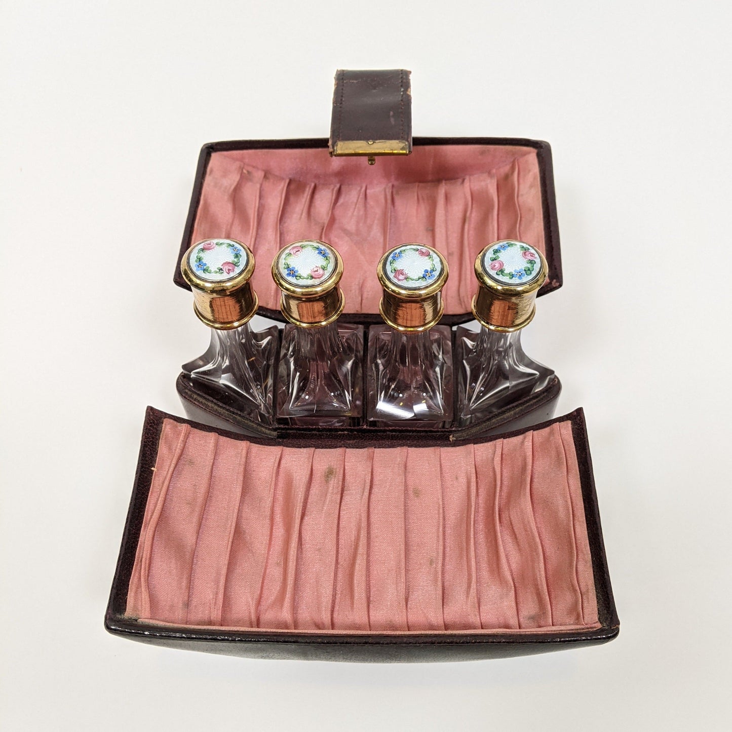 1910s Perfume Bottle Set + Case