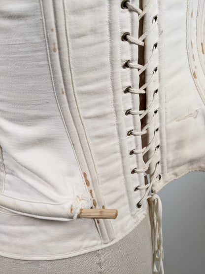 Side Lacing Maternity Corset C. 1890s