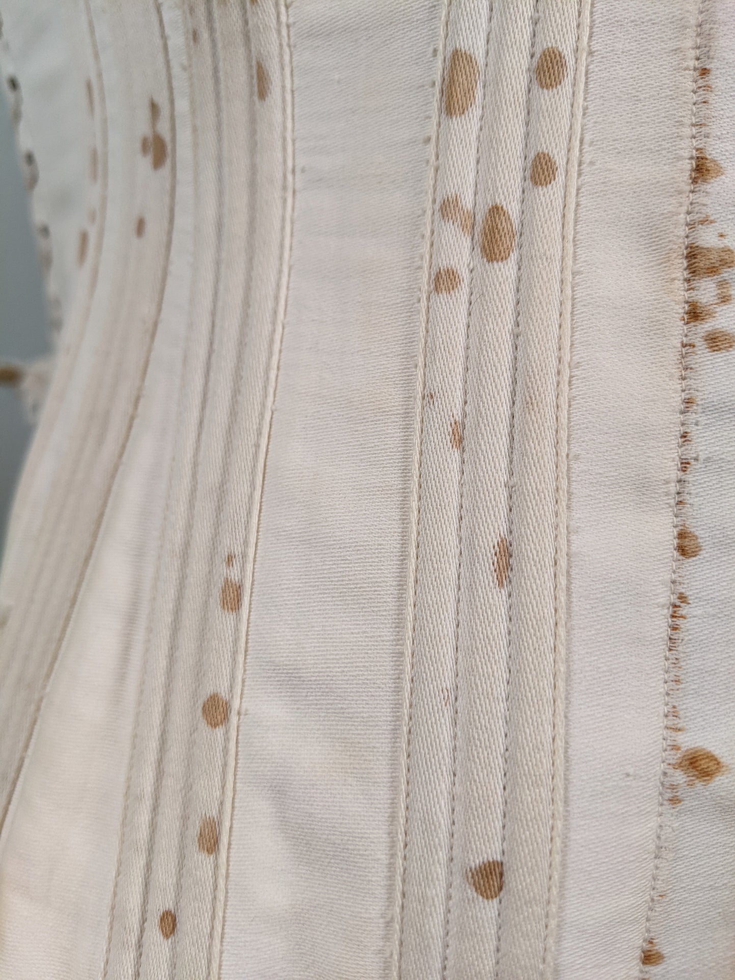 Side Lacing Maternity Corset C. 1890s