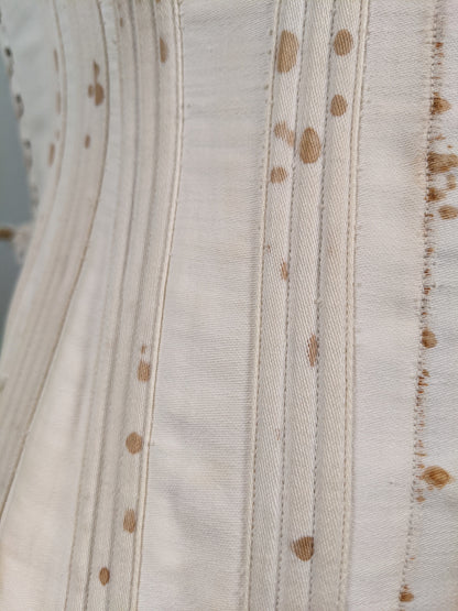 Side Lacing Maternity Corset C. 1890s