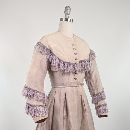 1860s Lavender Dress