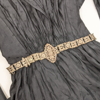 RESERVED | 1890s-1900s Stamped Metal Belt