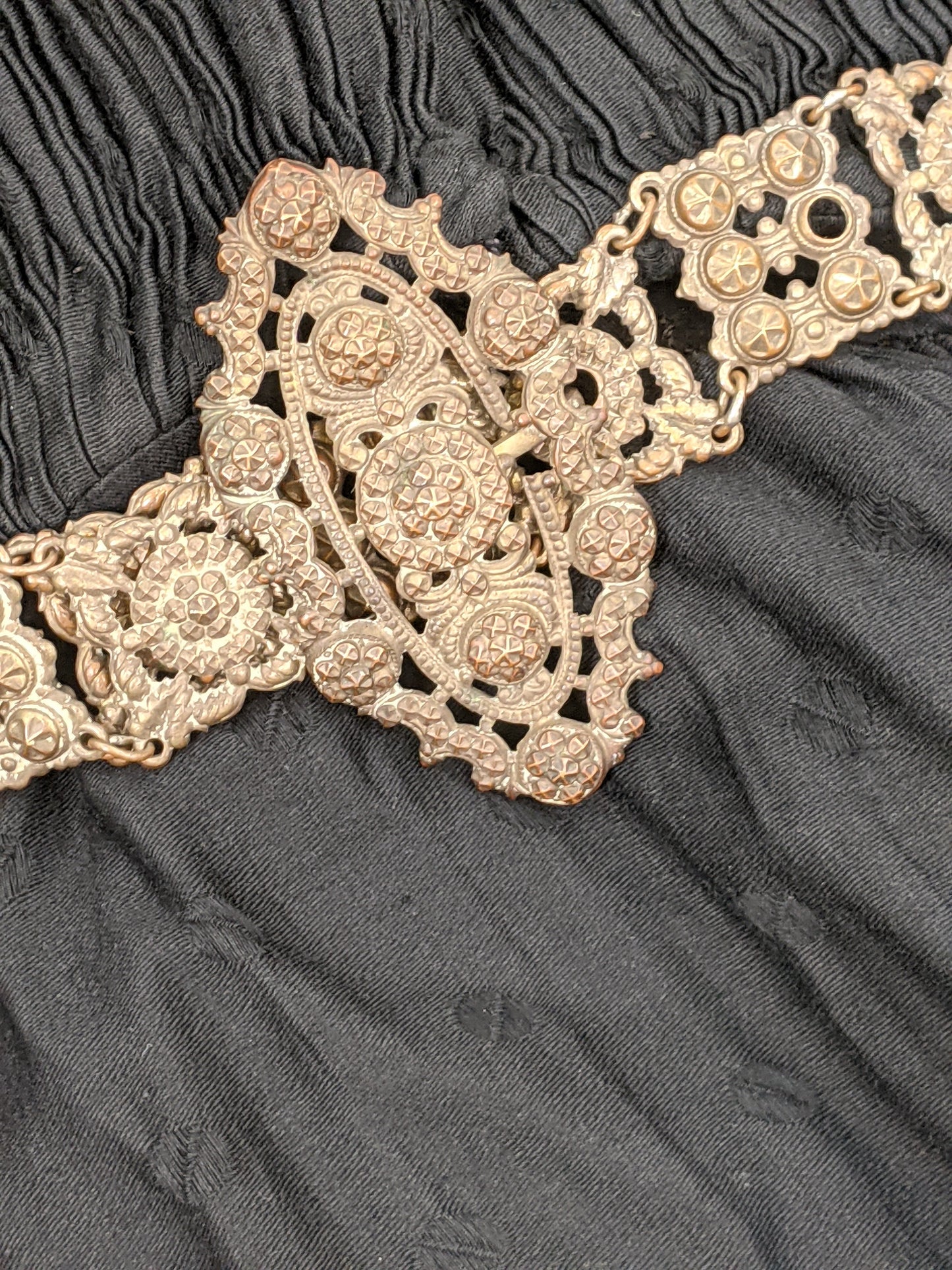 RESERVED | 1890s-1900s Stamped Metal Belt