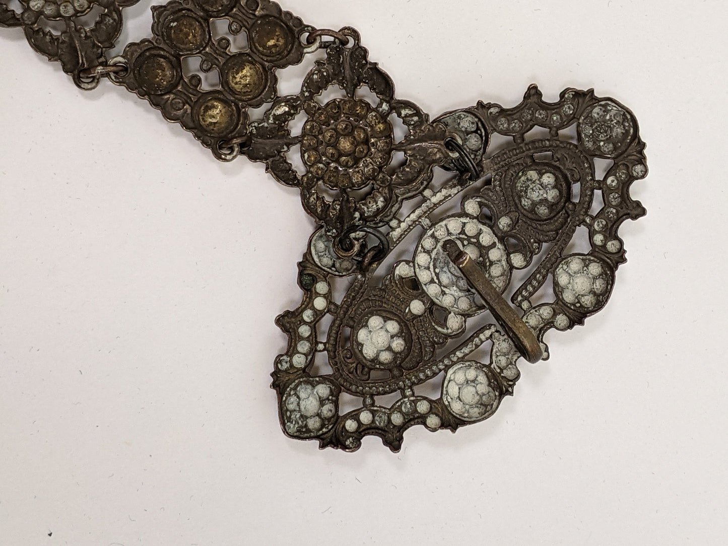 RESERVED | 1890s-1900s Stamped Metal Belt