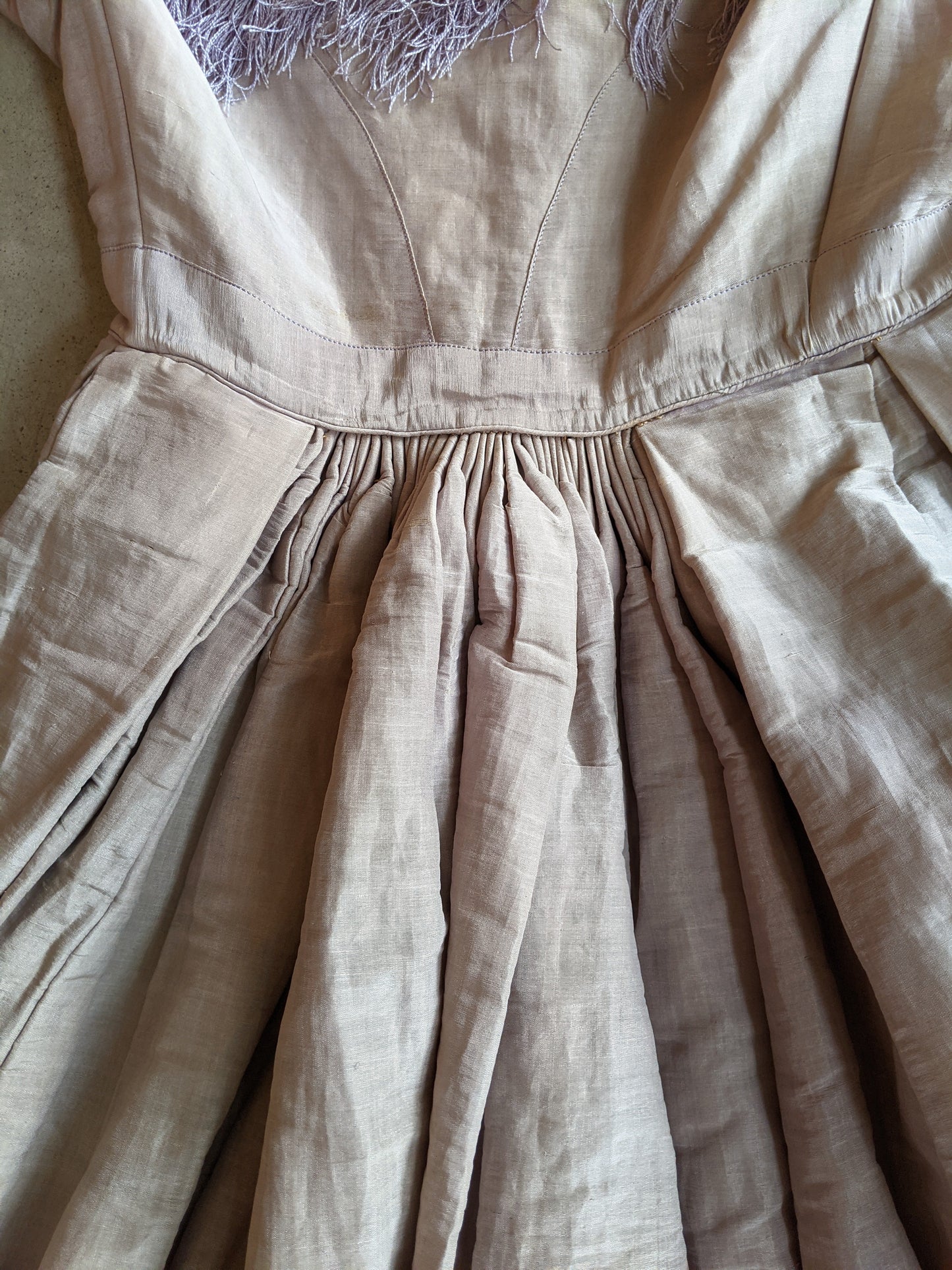 1860s Lavender Dress