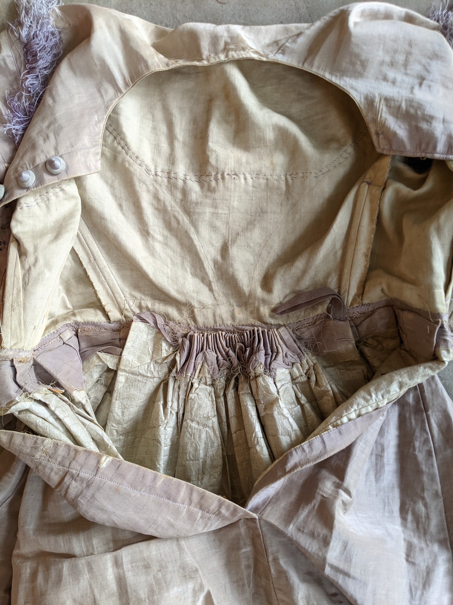 1860s Lavender Dress