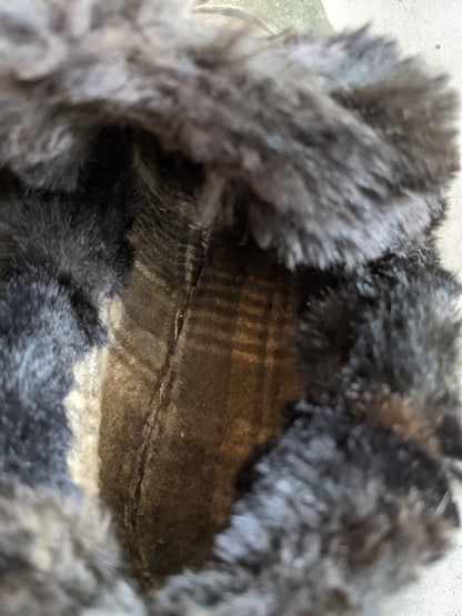 1890s-1900s Green Slippers