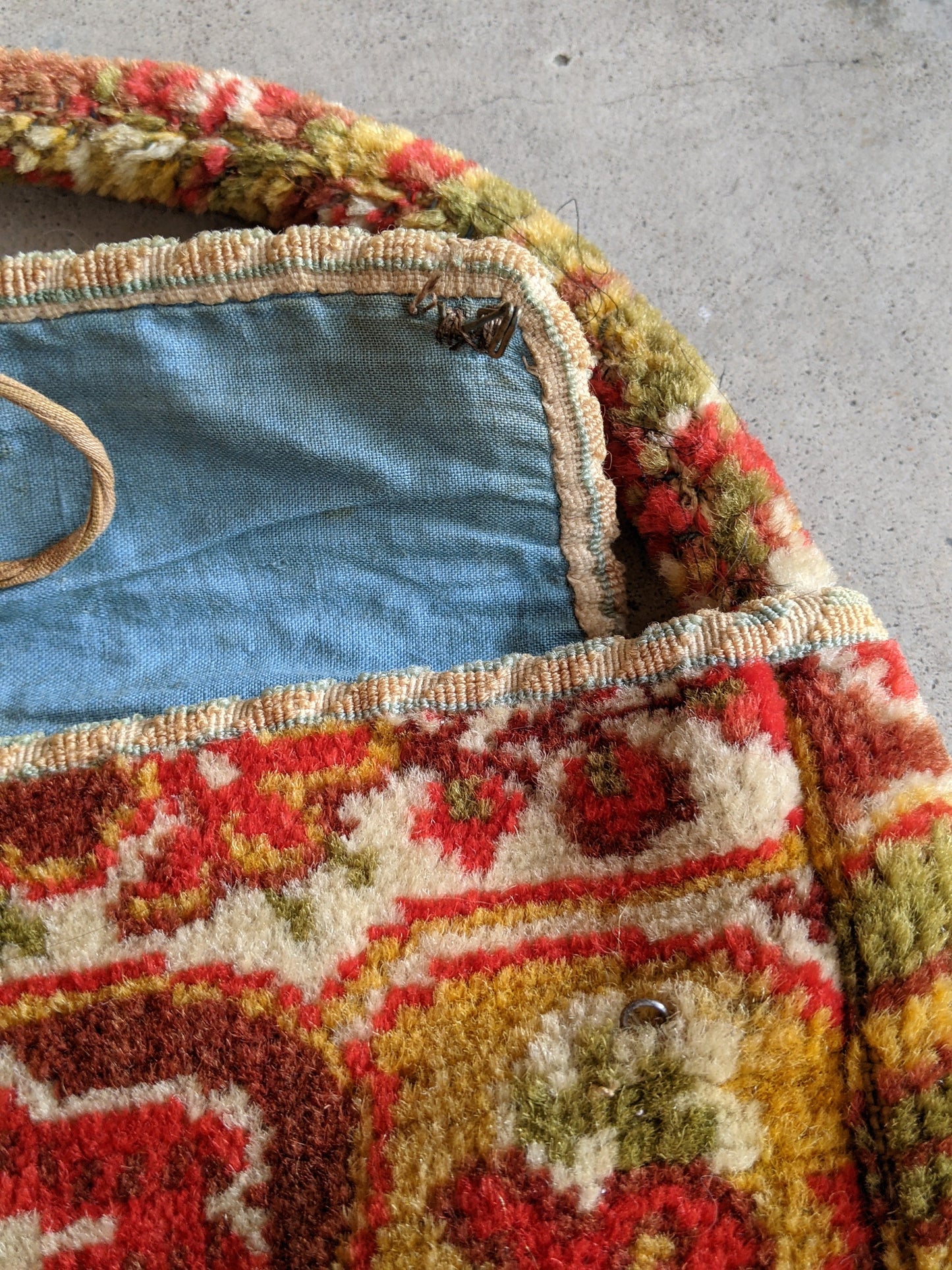 Mid-19th C Carpet Bag