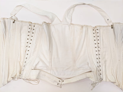 Side Lacing Maternity Corset C. 1890s