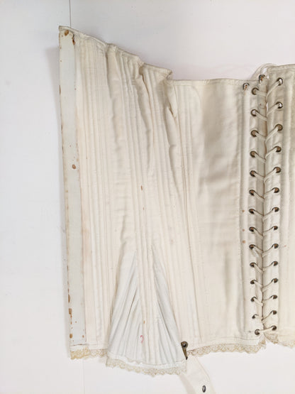 Side Lacing Maternity Corset C. 1890s