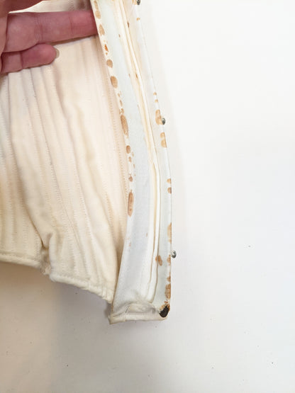 Side Lacing Maternity Corset C. 1890s