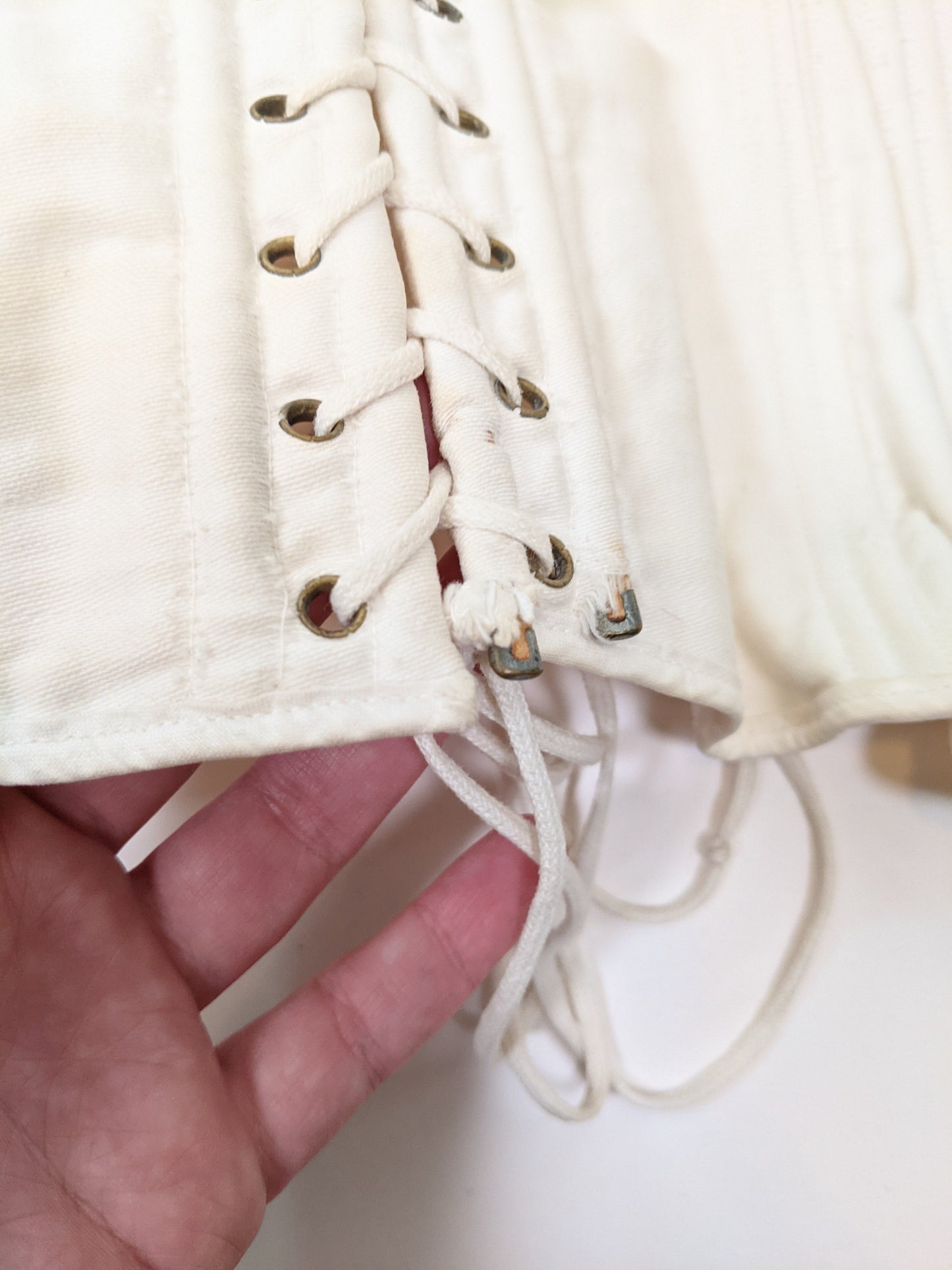 Side Lacing Maternity Corset C. 1890s