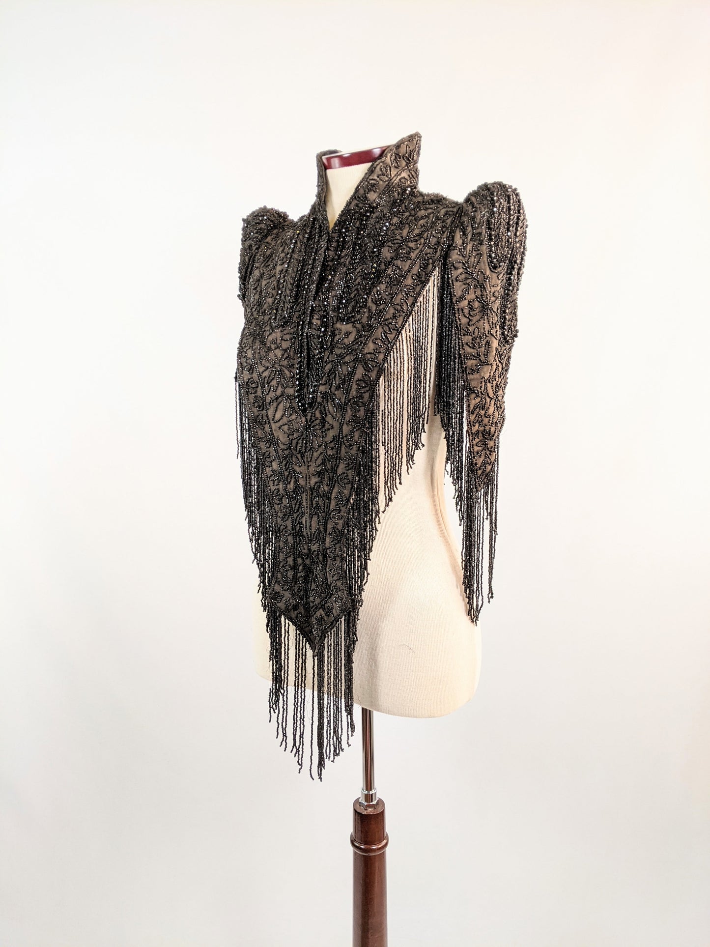 1890s Beaded Mantle | Study/Display Only