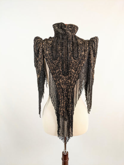 1890s Beaded Mantle | Study/Display Only