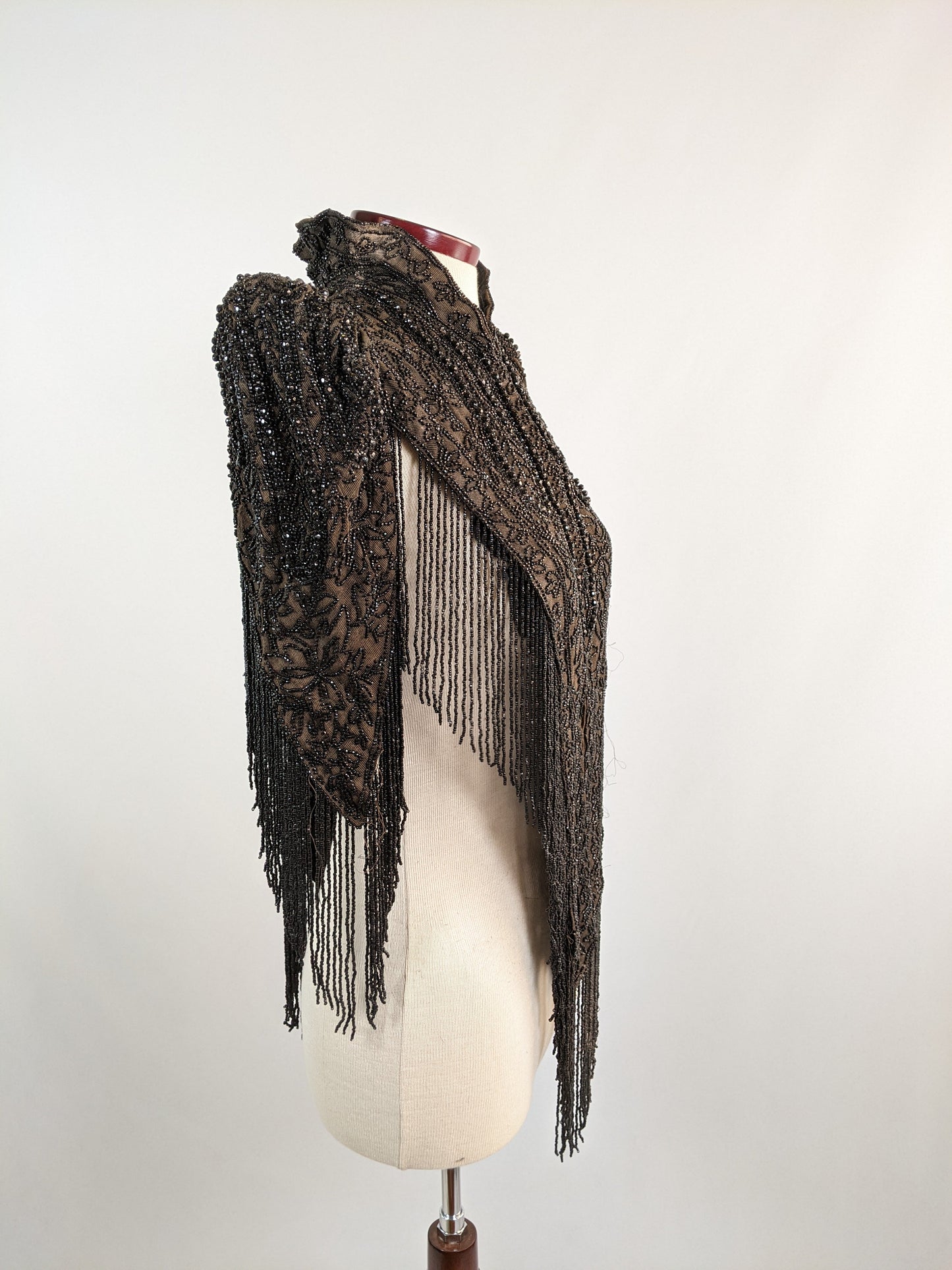 1890s Beaded Mantle | Study/Display Only