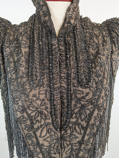 1890s Beaded Mantle | Study/Display Only