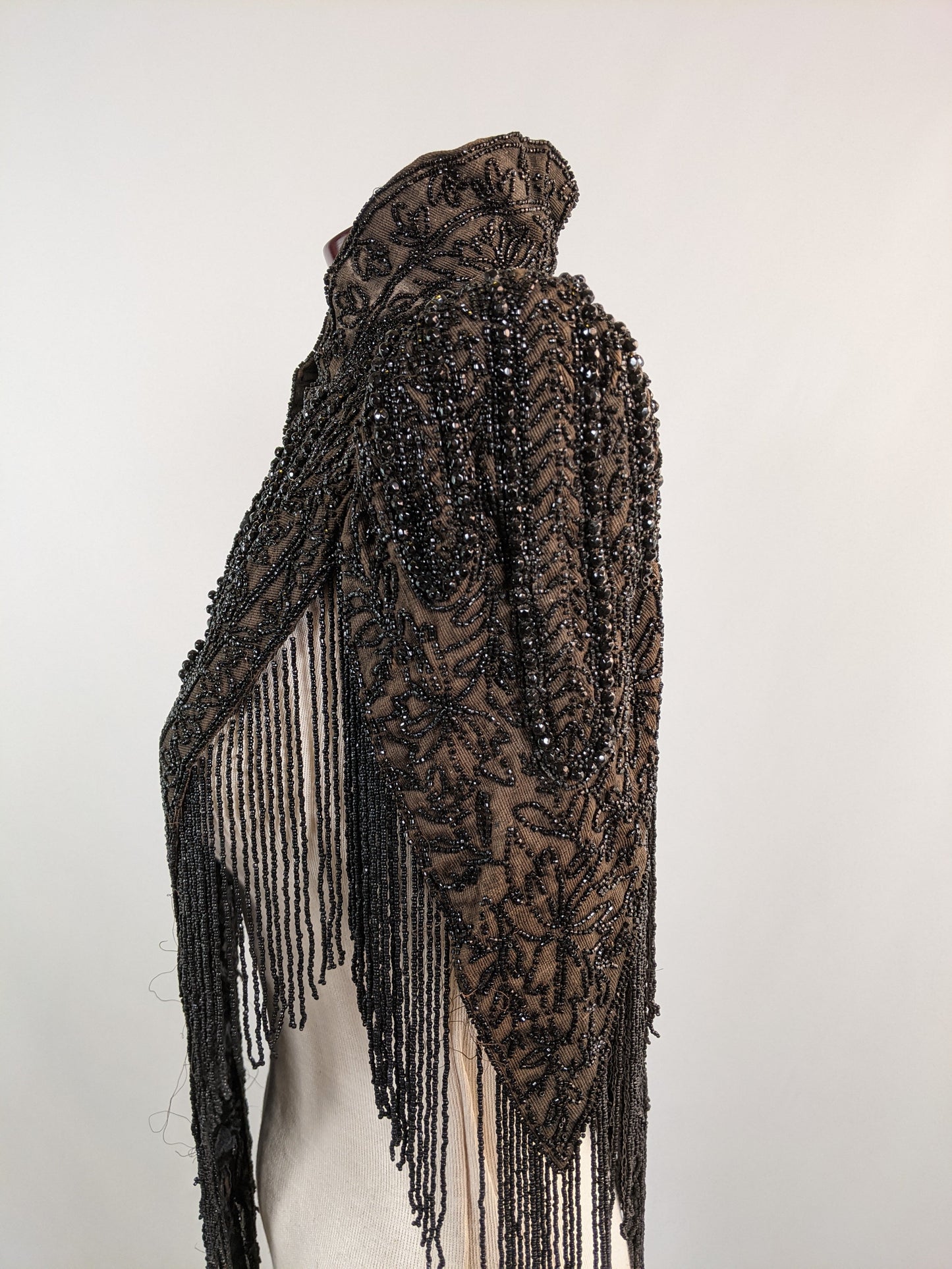 1890s Beaded Mantle | Study/Display Only