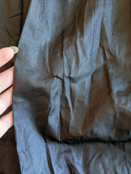 1890s Black Silk Tea Gown or Wrapper