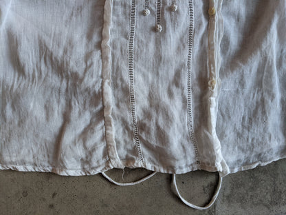 1910s White Cotton Blouse | #1
