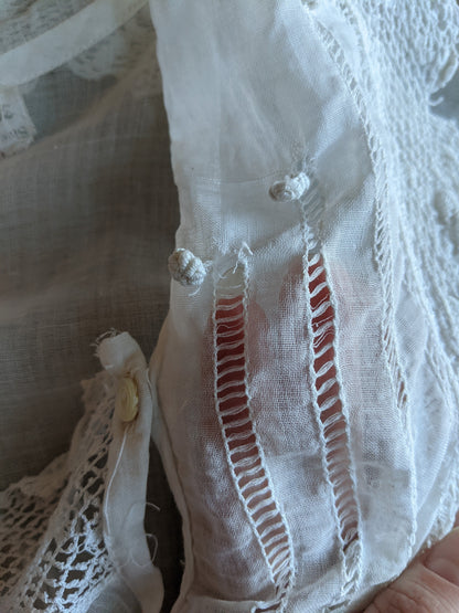 1910s White Cotton Blouse | #1