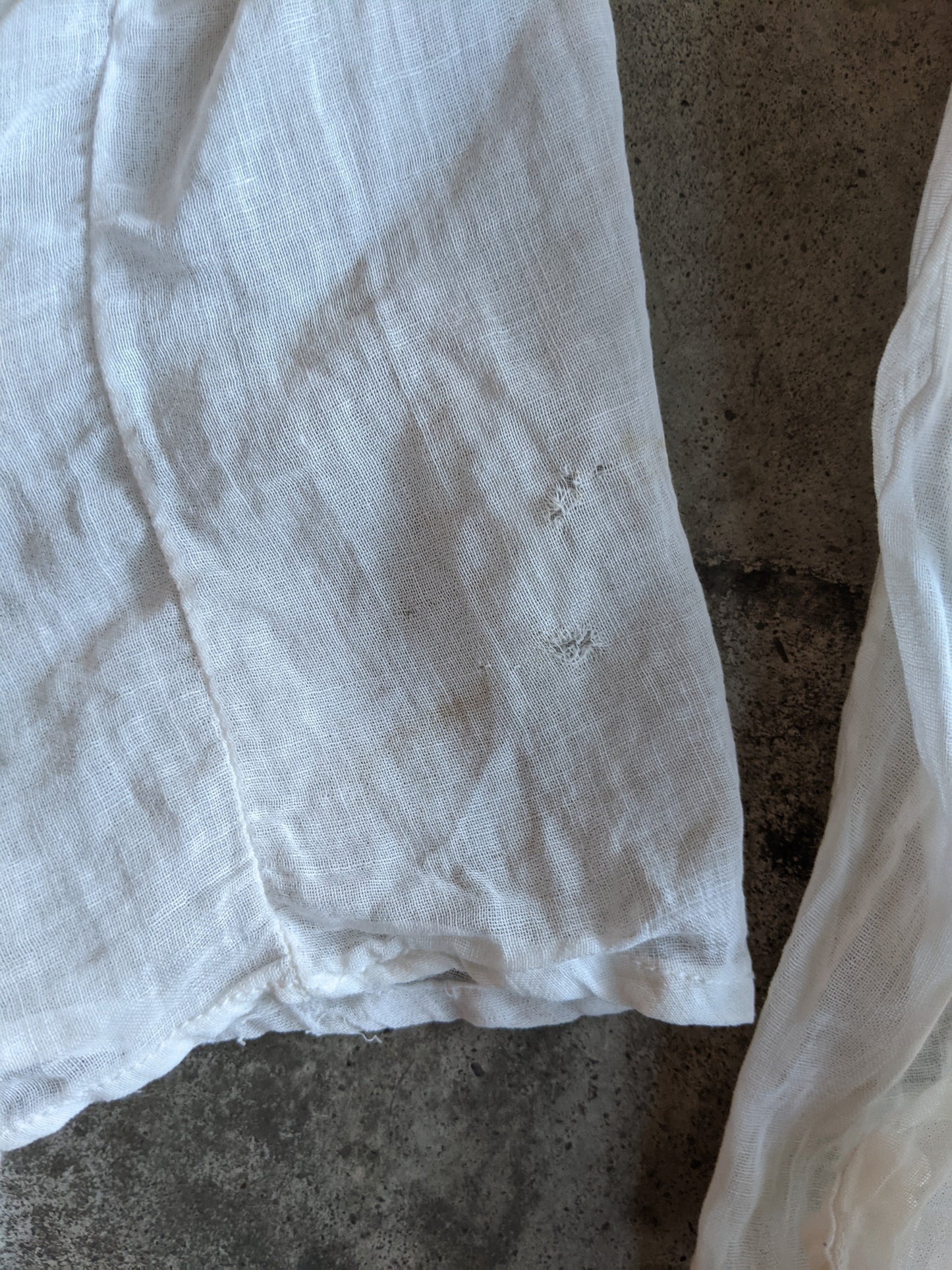 1910s White Cotton Blouse | #1