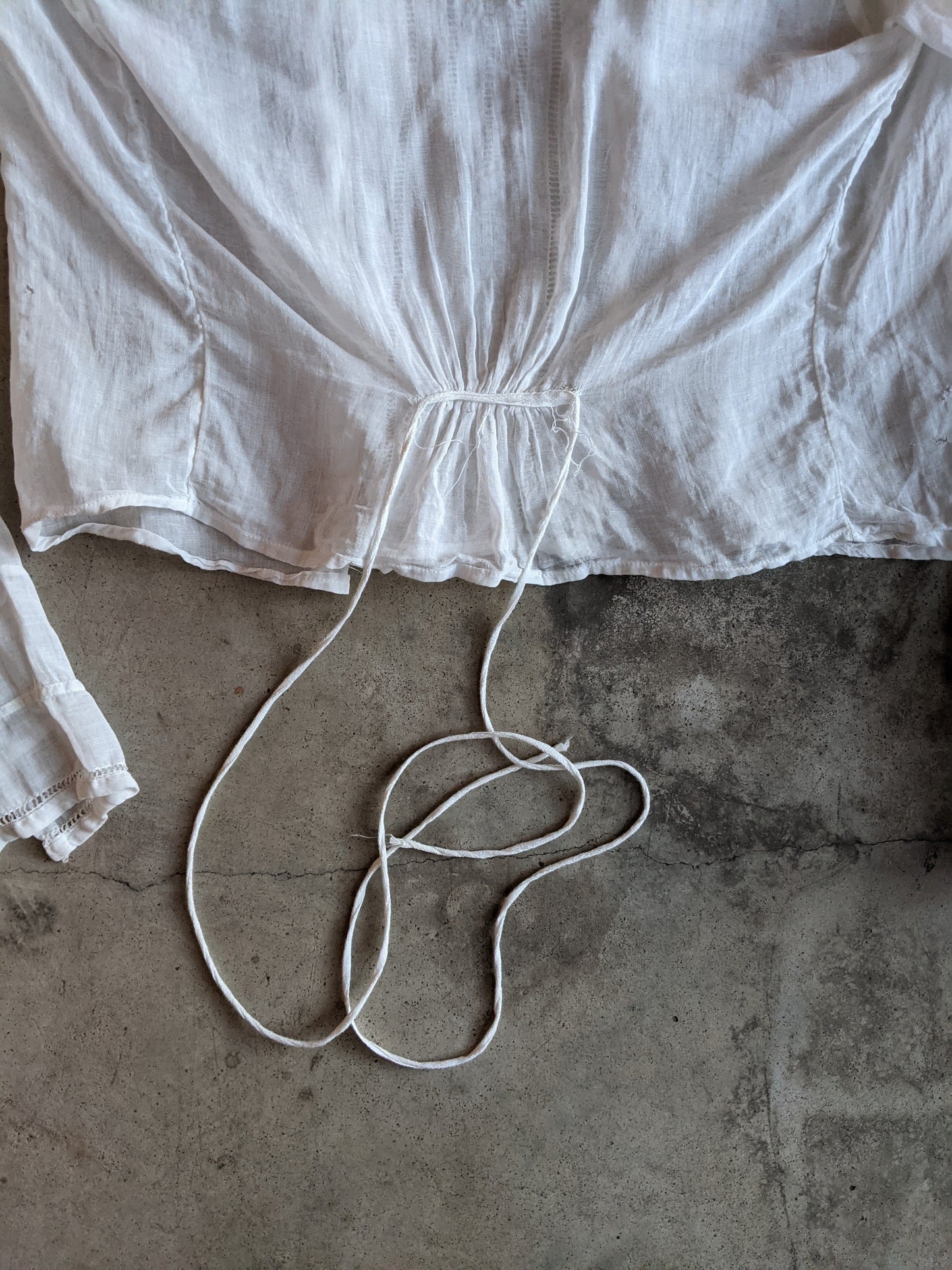 1910s White Cotton Blouse | #1