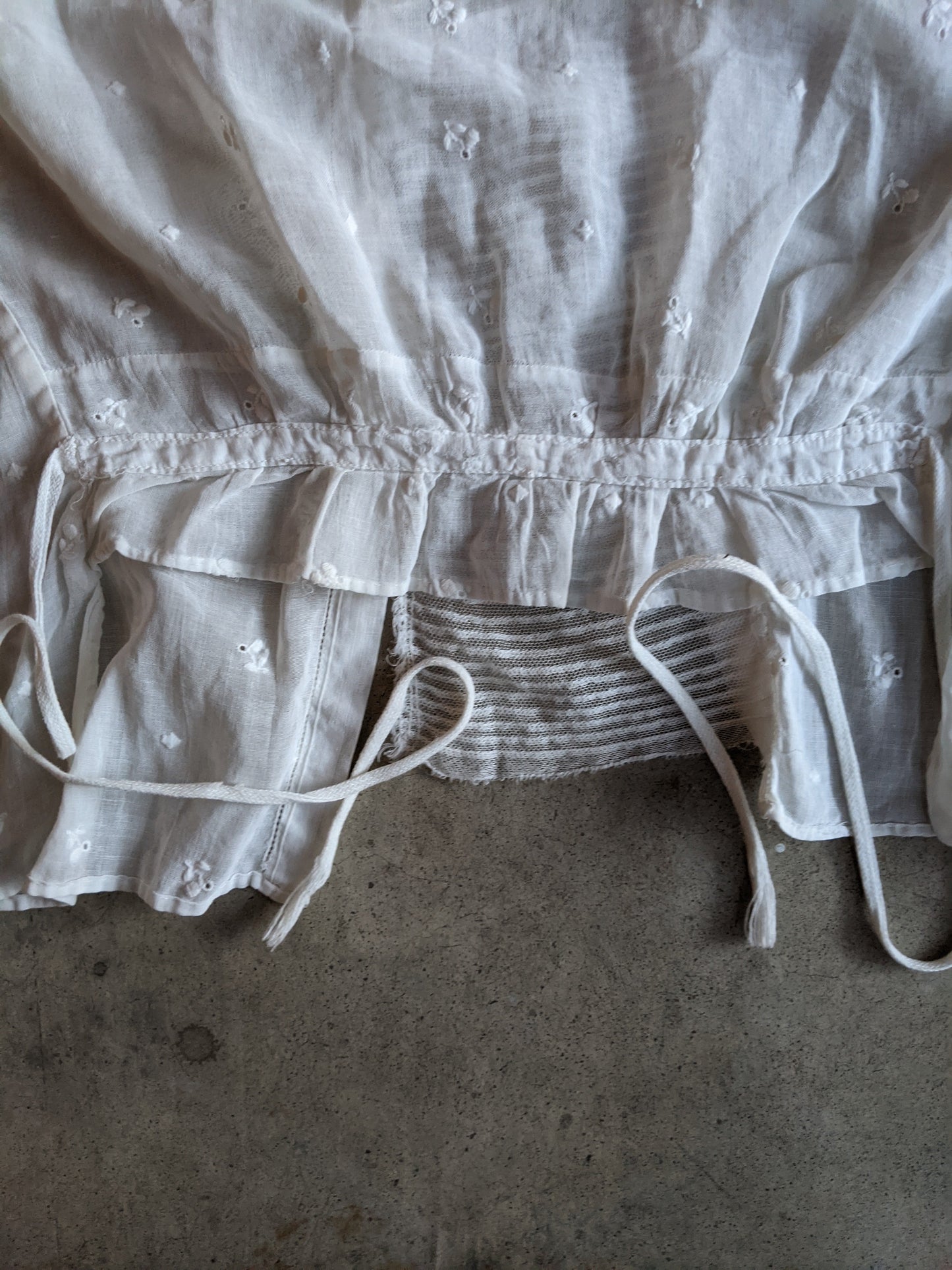 1910s White Cotton Blouse | #2
