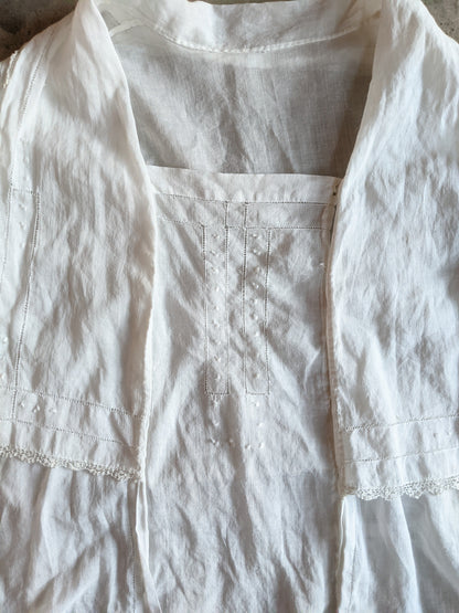 1910s White Cotton Blouse | #3