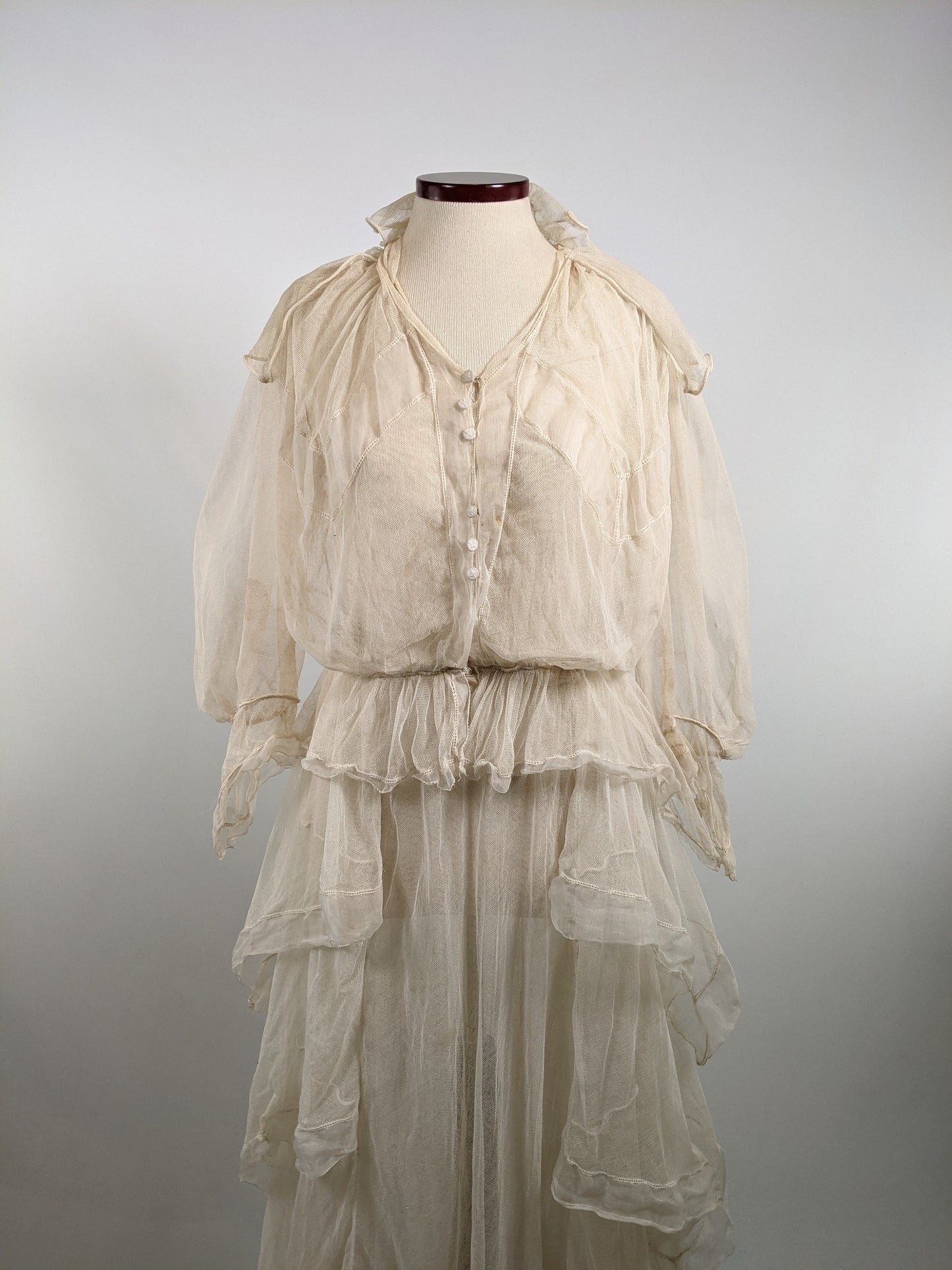 1910s Net Lace Dress