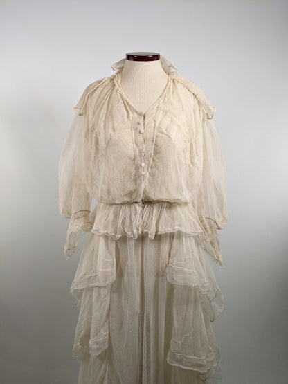 1910s Net Lace Dress