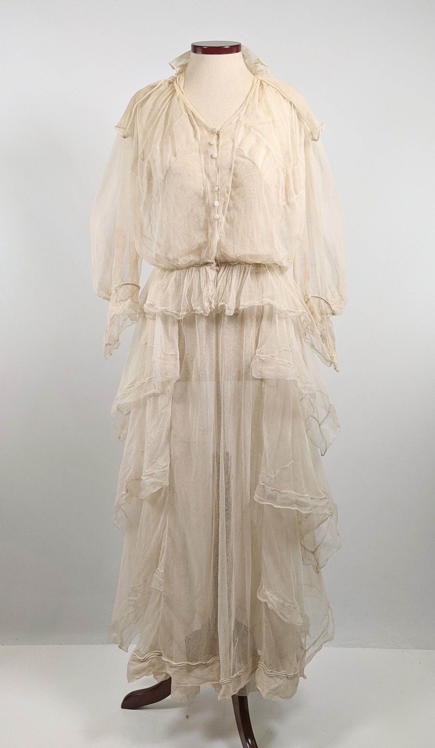 1910s Net Lace Dress