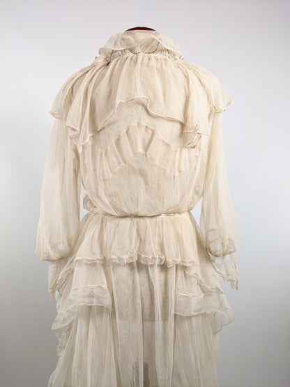 1910s Net Lace Dress