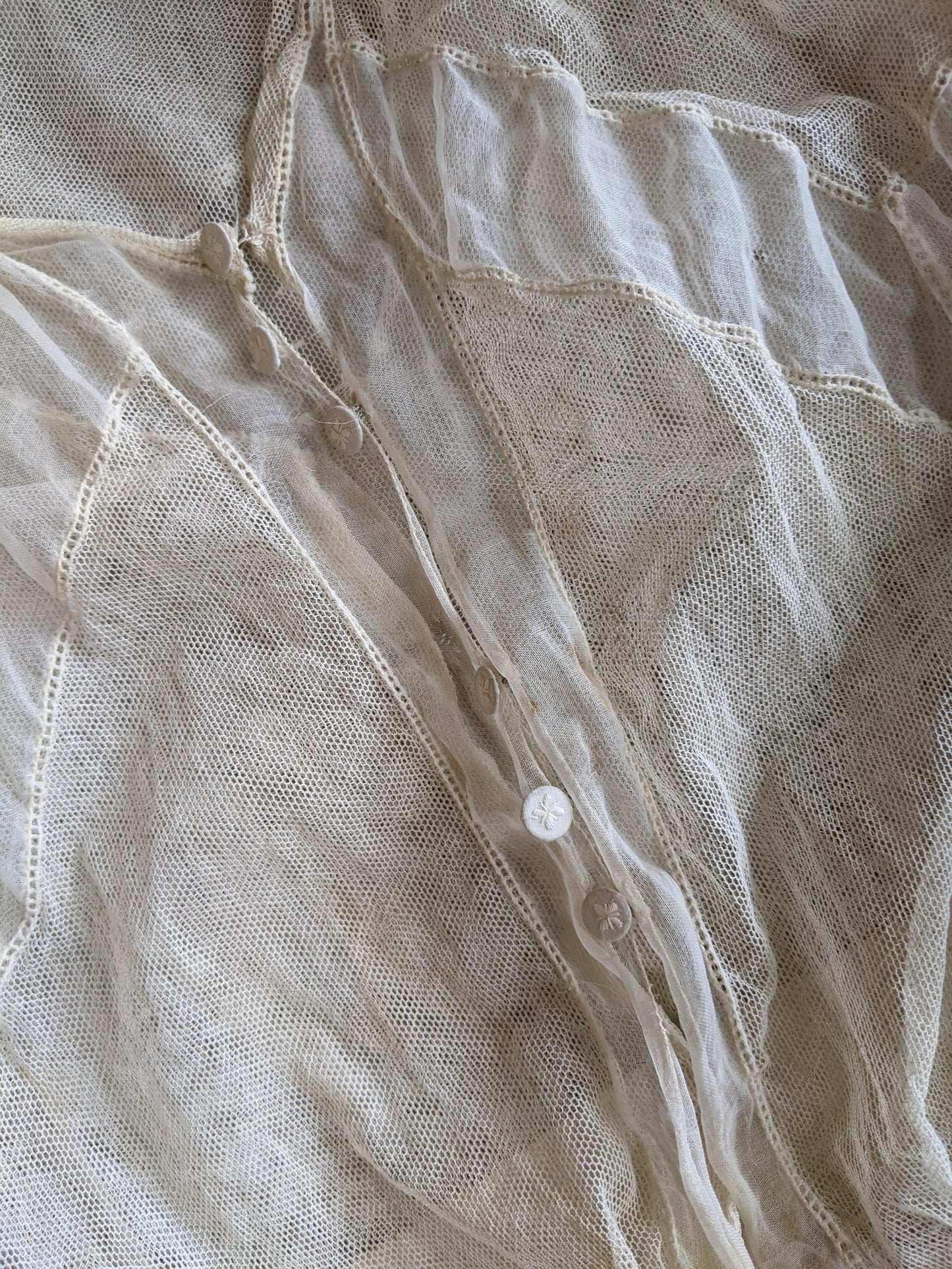 1910s Net Lace Dress