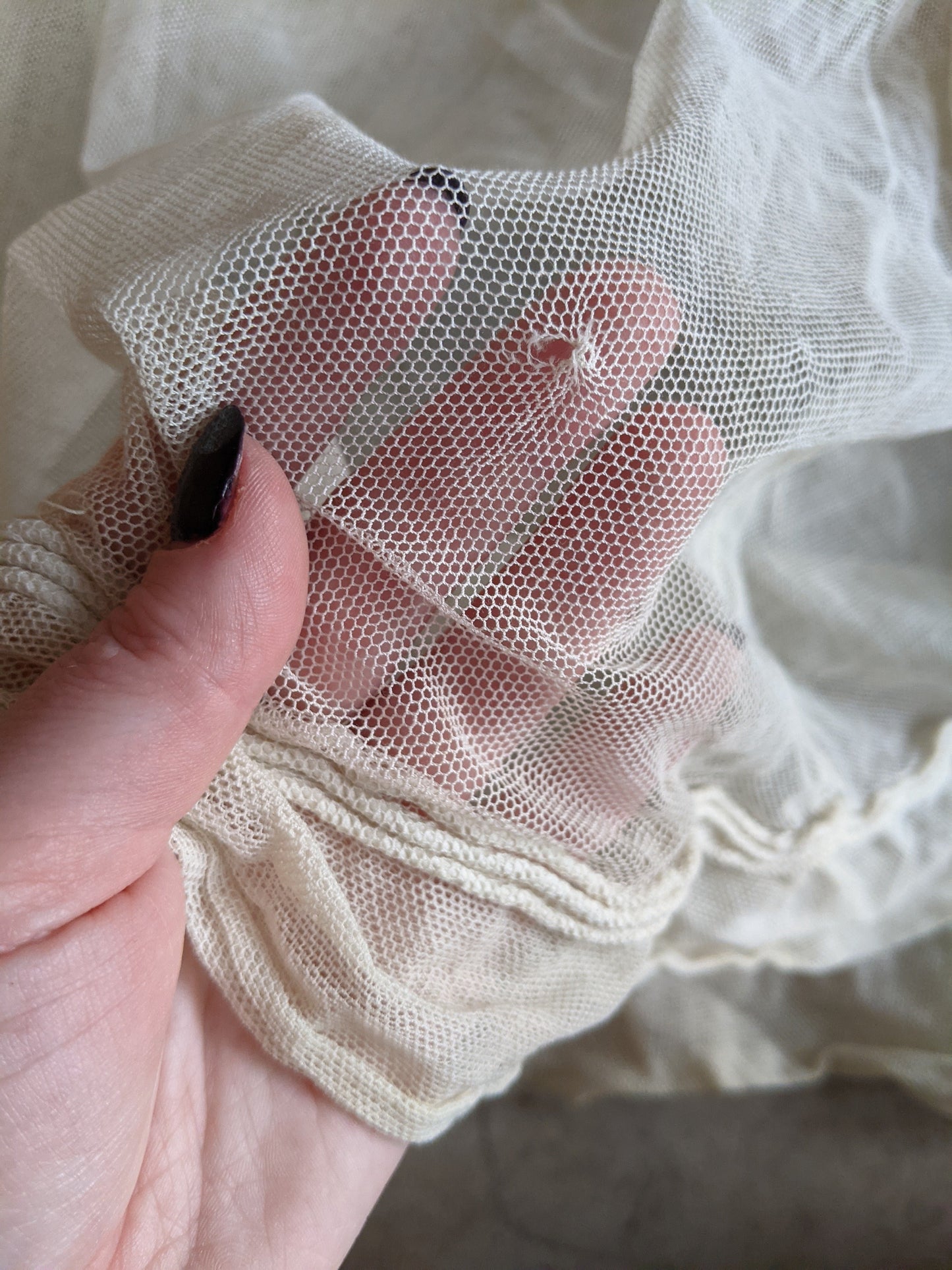 1910s Net Lace Dress