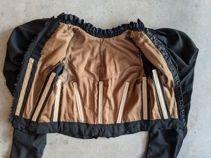 Black 1890s Bodice