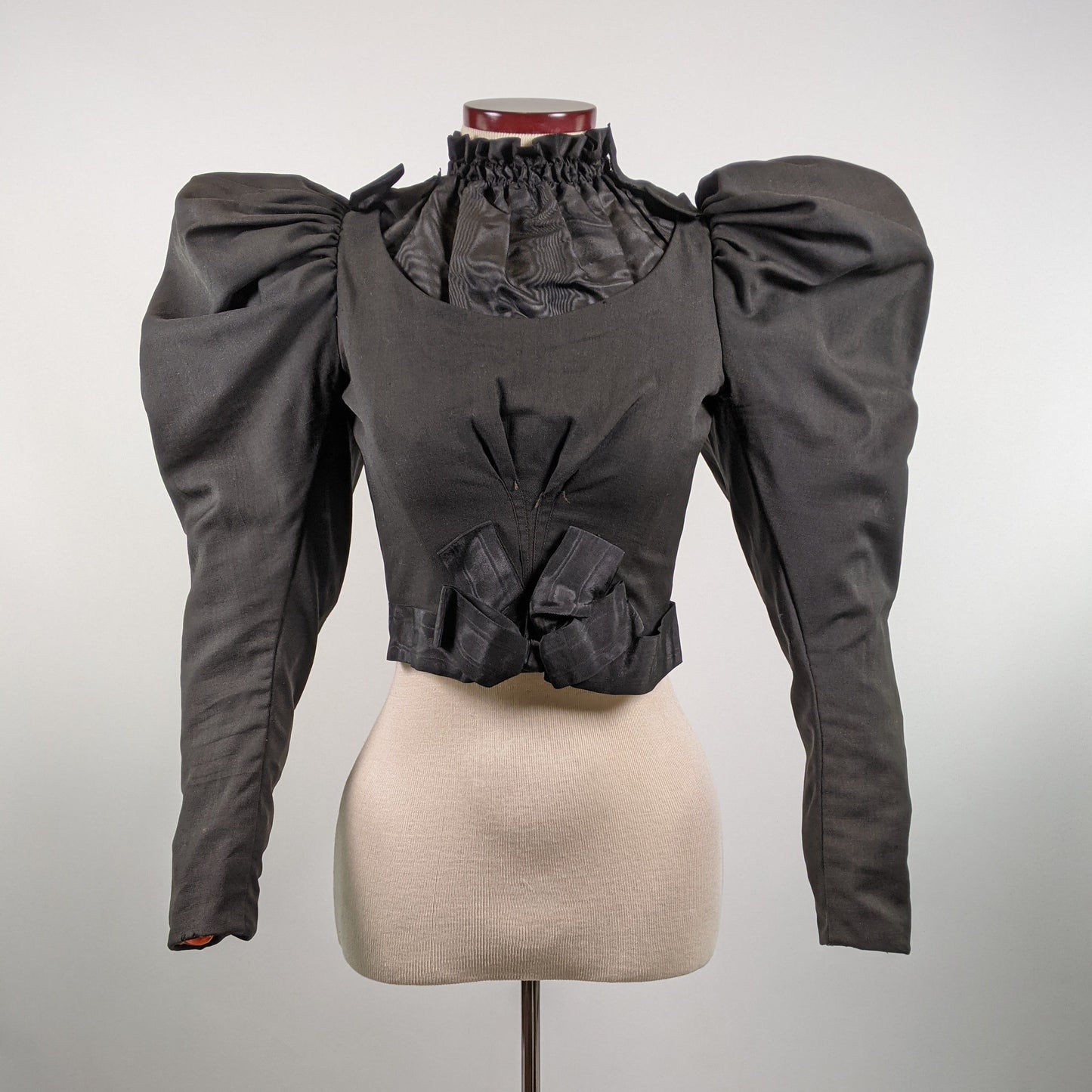 Black 1890s Bodice
