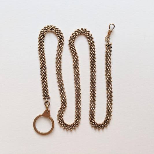 19th C. Mesh Chain
