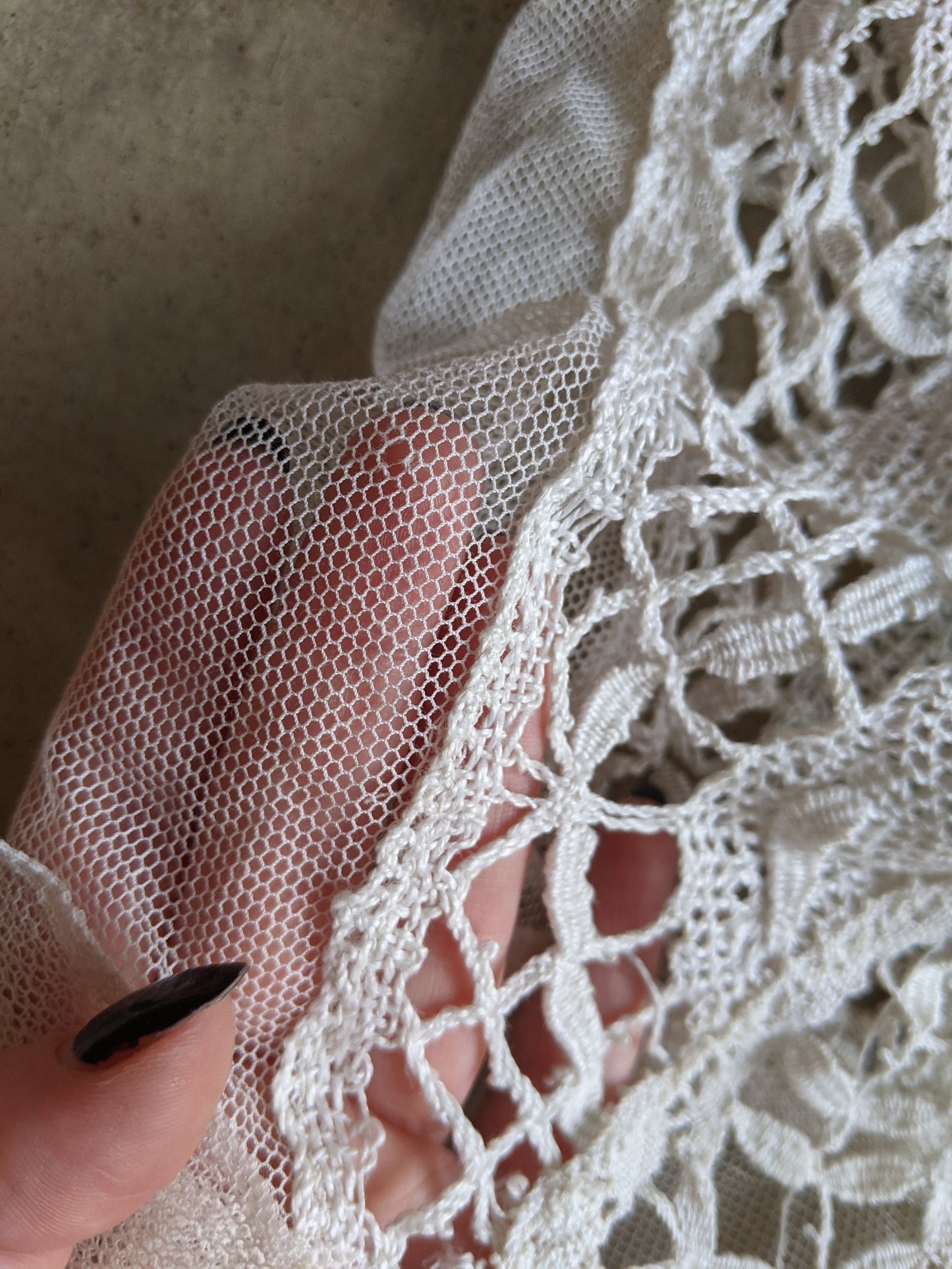 1900s White Lace Blouse