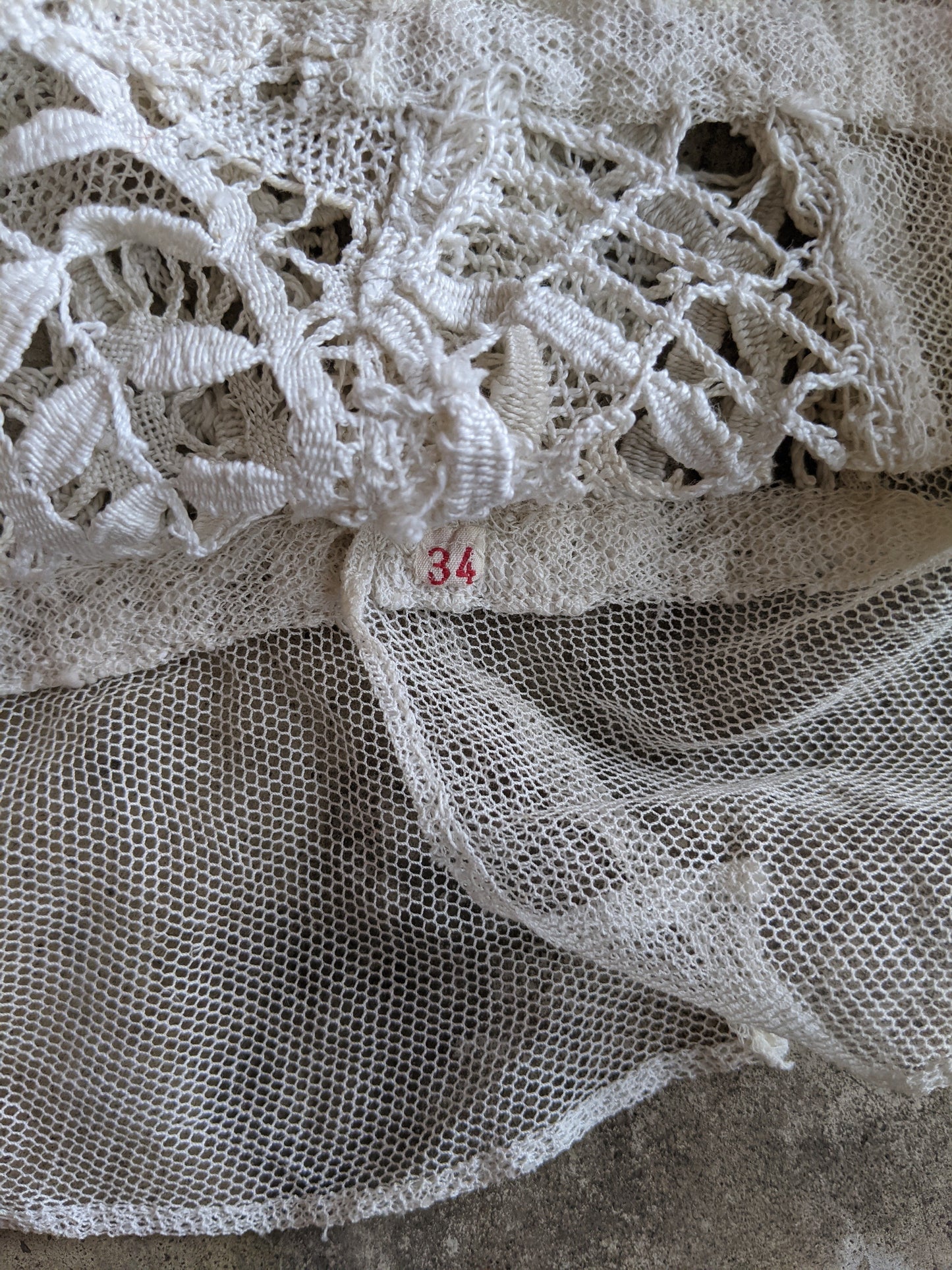 1900s White Lace Blouse