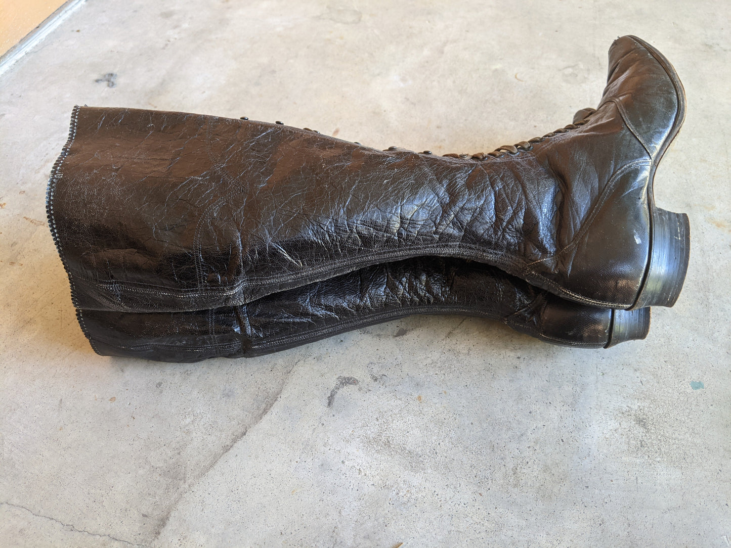 1890s Cycling Boots | Sz 4-5