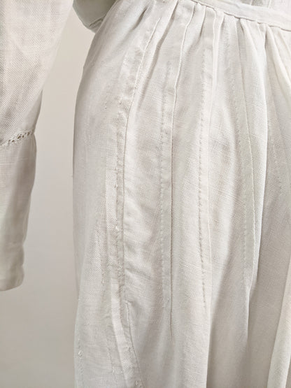 1900s Thistle Linen Dress